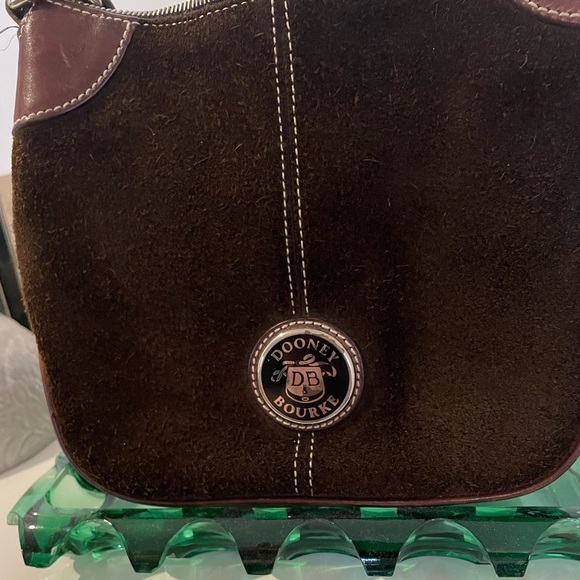 Vintage brown suede Dooney & Bourke purse - Picture 3 of 4